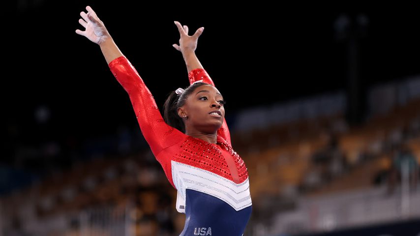 Simone Biles im Juli 2021 bei den Olympischen Spielen in Tokio