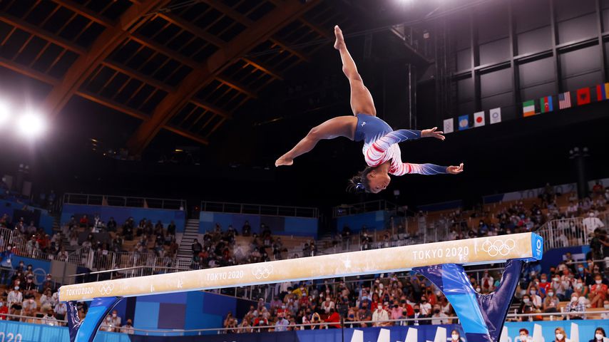 Simone Biles im August 2021 bei den Olympischen Spielen in Tokio