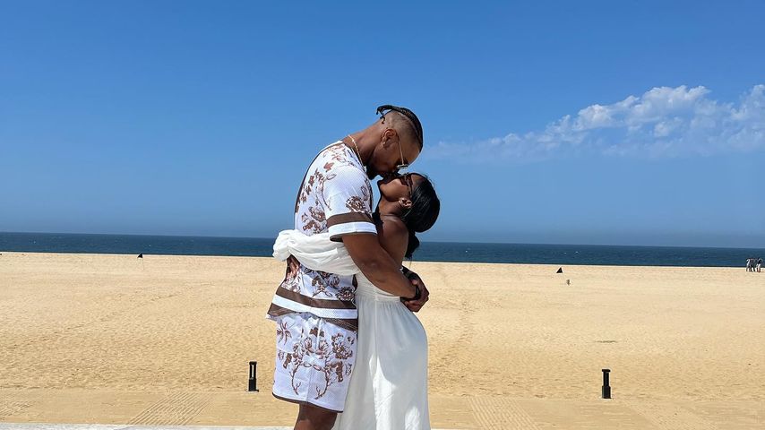 Simone Biles und ihr Verlobter Jonathan Owens im Mai 2022