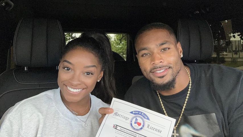 Simone Biles und Jonathan Owens