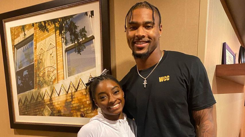 Simone Biles und ihr Freund Jonathan Owens im Juni 2021