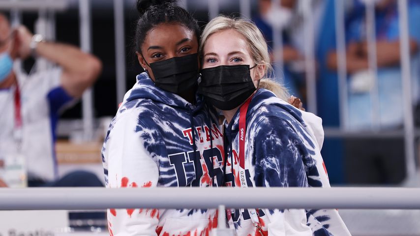 Simone Biles und MyKayla Skinner in Tokio