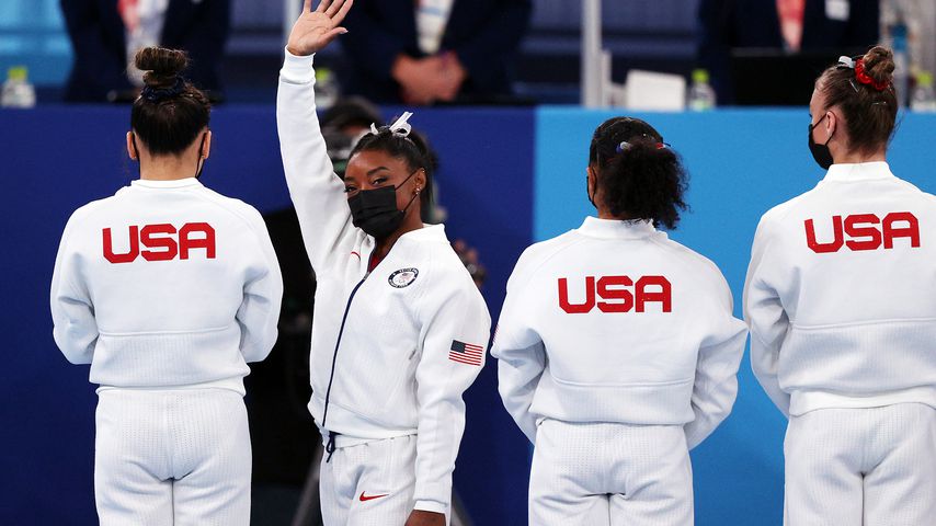 Simone Biles im Juli 2021 bei den Olympischen Spielen in Tokio