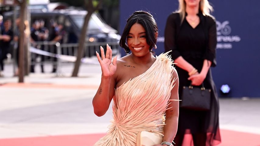 Simone Biles bei den Laureus World Sports Awards 2026 in Madrid