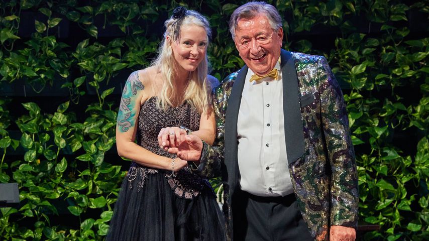 Simone Reiländer und Richard Lugner bei ihrer Verlobung im Oktober 2021