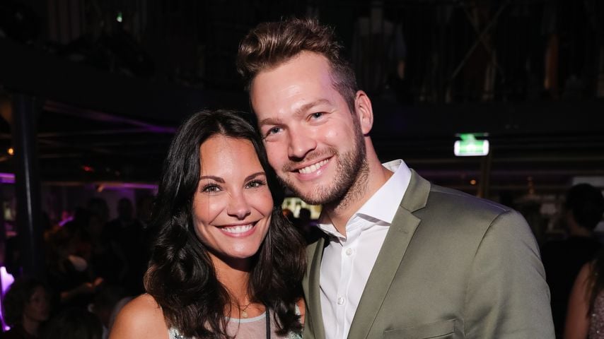Simone Voss und Marvin Albrecht bei der Unique Fashion Show, Juli 2019
