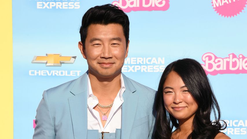Simu Liu und Allison Hsu bei der "Barbie"-Premiere in Los Angeles, Juli 2023
