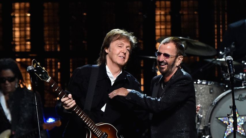 Paul McCartney und Ringo Starr bei der Rock and Roll Hall of Fame Induction Ceremony 2015 in Cleveland