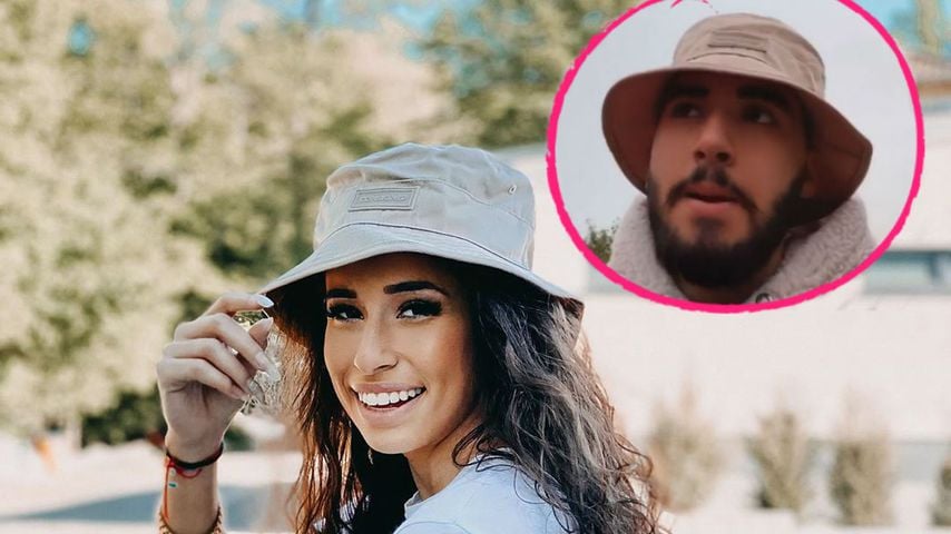 Heimliches Date? Davide wurde jetzt mit Sirias Hut erwischt