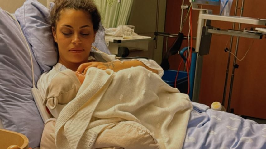 Siria Longo mit ihrem Baby, Juni 2025