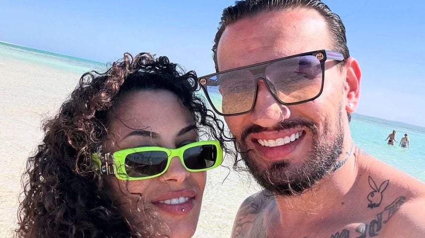 Siria und Alessio am Strand, März 2025
