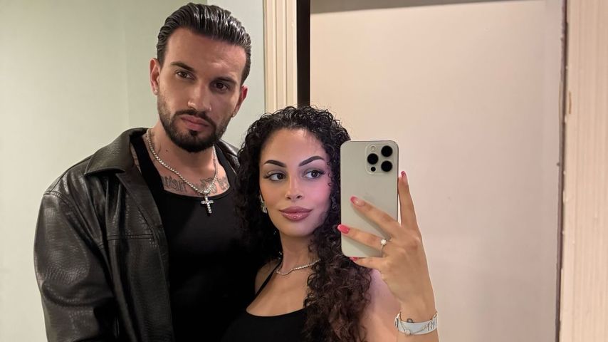 Siria Longo mit ihrem Freund Alessio, März 2025
