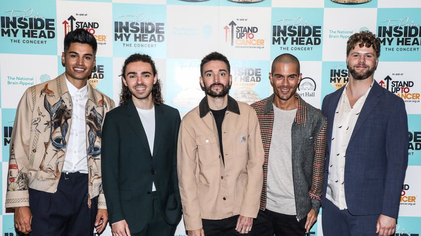 Siva Kaneswaran, Nathan Sykes, Tom Parker, Max George, Jay McGuiness