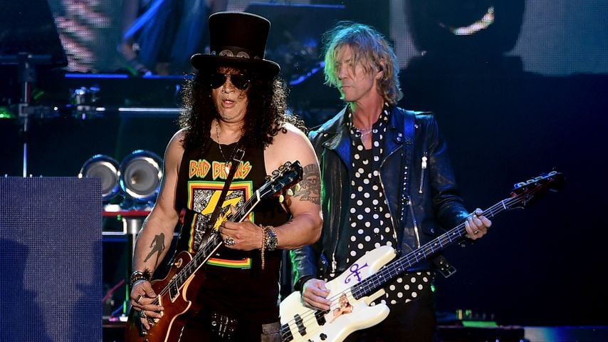 Slash und Duff McKagan von Guns N' Roses beim Coachella Valley Music & Arts Festival 2016