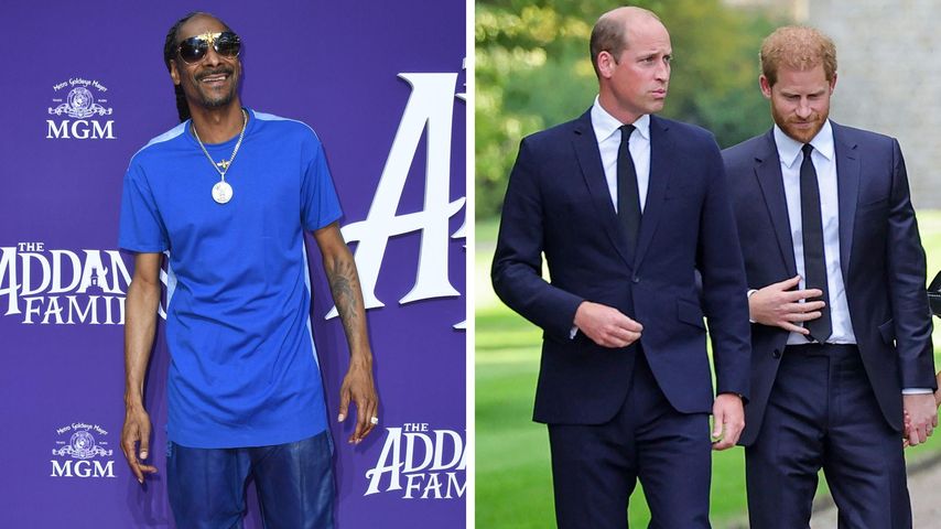 Snoop Dogg will zwischen William und Harry Frieden stiften