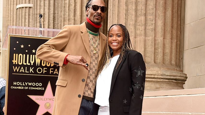 Snoop Dogg und Shante Broadus auf dem Walk Of Fame im November 2018.