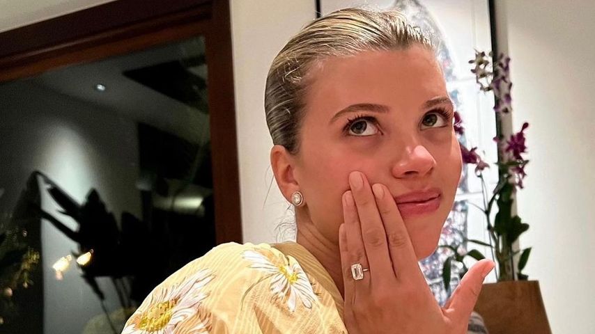Sofia Richie am Tag ihrer Verlobung