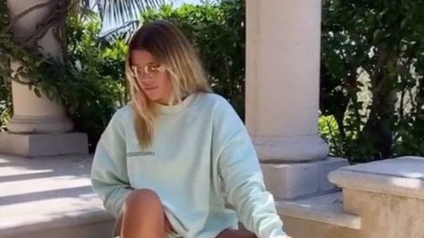 Sofia Richie mit Scott Disicks Hund Hershula