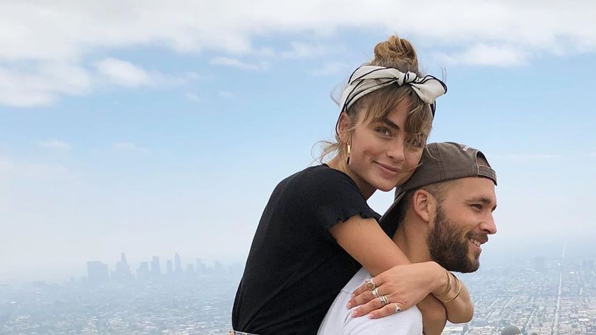 Sofia Tsakiridou mit ihrem Verlobten Jérôme