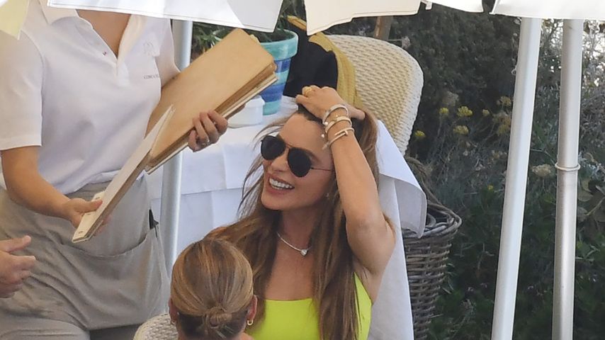 Sofia Vergara in Nerano, Juli 2023