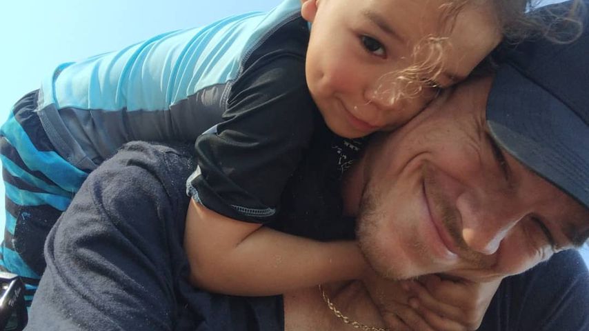 Ryan Dorsey mit seinem Sohn Josey
