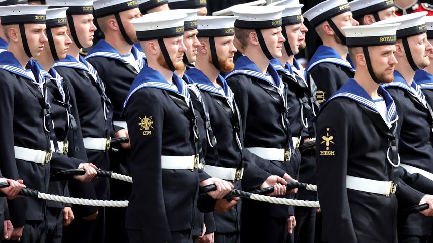 Soldaten bei der Beerdigung der Queen, September 2022 in London