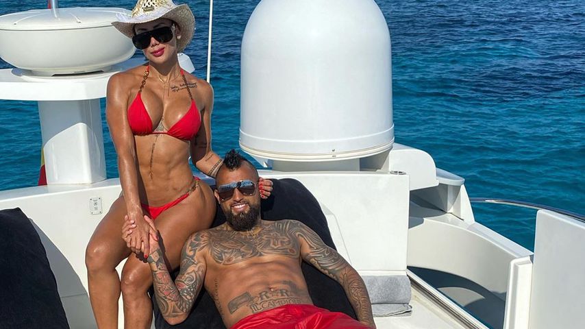 Sonia Isaza und Arturo Vidal