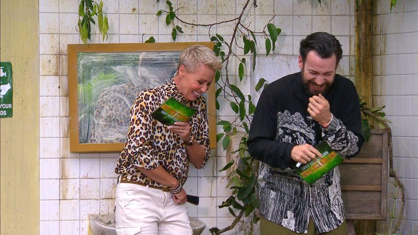 Sonja Zietlow und Jan Köppen im Dschungelcamp 2023