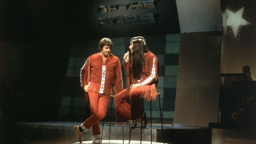 Sonny Bono und Cher bei einem Auftritt im September 1966