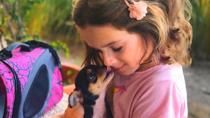 Sophia Cordalis mit Hund Ruby