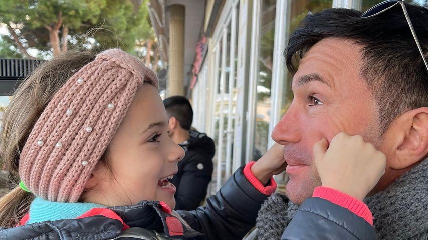 Sophia Cordalis mit ihrem Vater Lucas Cordalis im Mai 2022