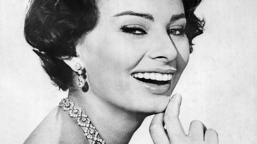 Schauspielerin Sophia Loren in jungen Jahren