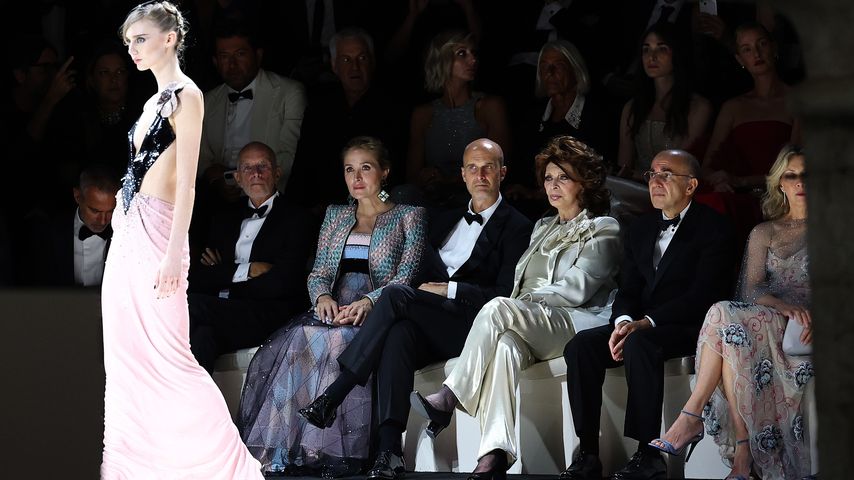Sophia Loren bei der Modenschau von Armani 2023