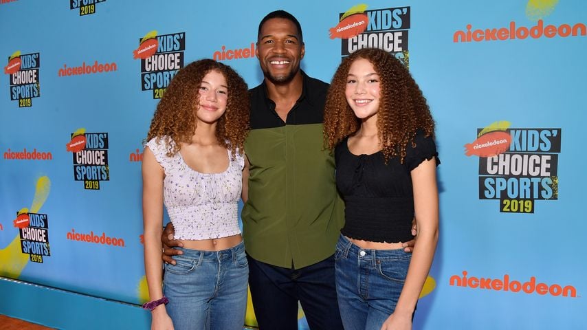 Sophia Strahan, Michael Strahan und Isabella Strahan bei den Nickelodeon Kid's Choice Sports 2019