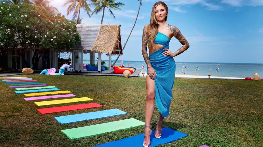 Sophia Thomalla am "Are You The One – Reality Stars in Love"-Set