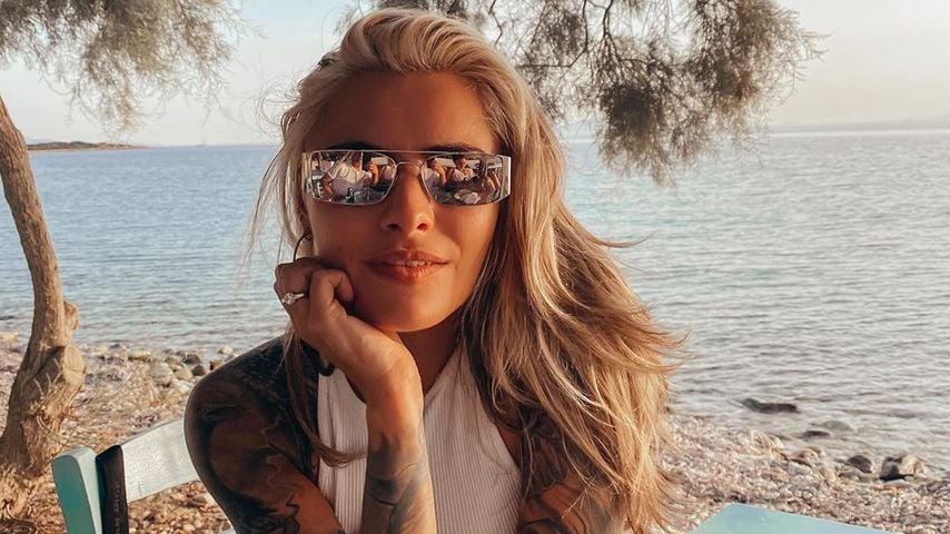 Sophia Thomalla in Griechenland, Oktober 2020