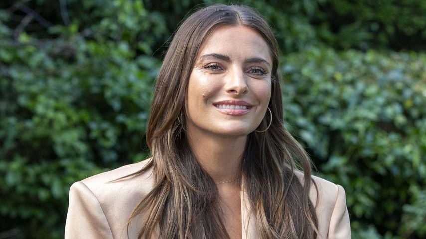 Model Sophia Thomalla bei einem CDU-Fototermin im Juni 2021
