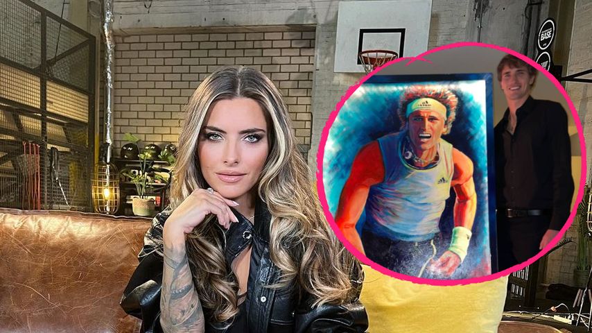 Süß! Sophia Thomalla ersteigert Gemälde von ihrem Alex