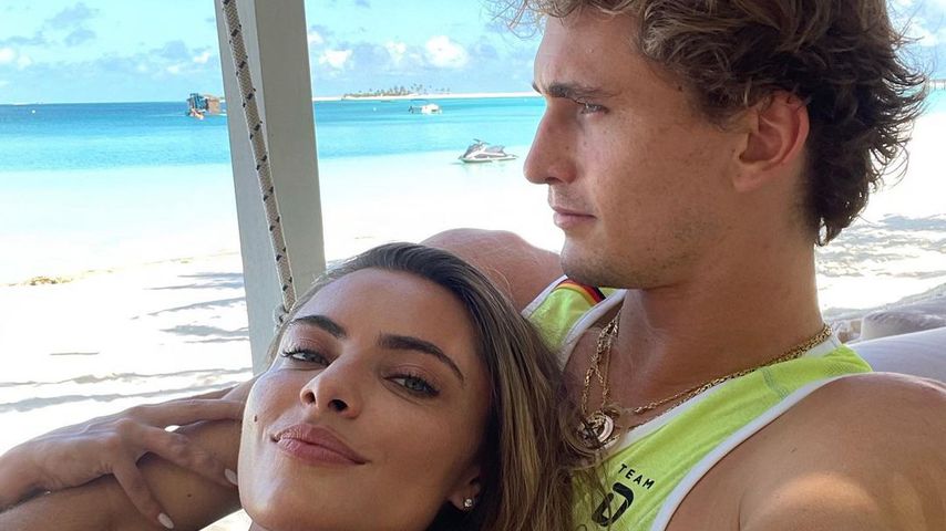 Sophia Thomalla und Alexander Zverev im Dezember 2021