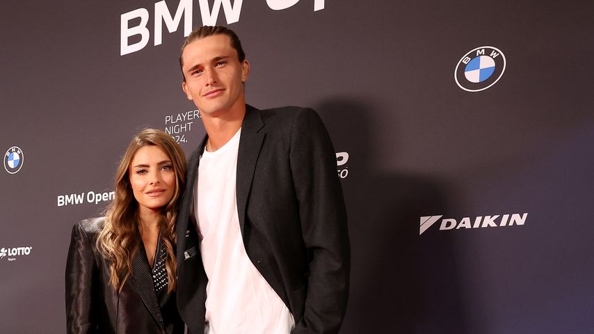 Sophia Thomalla und Alexander Zverev im April 2024