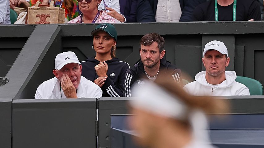 Sophia Thomalla und Mischa Zverev in Wimbledon 2024