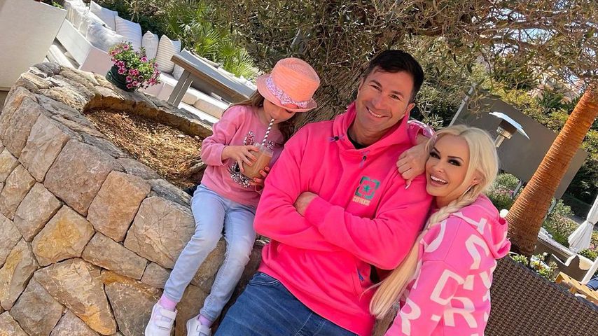 Sophia und Lucas Cordalis mit Daniela Katzenberger