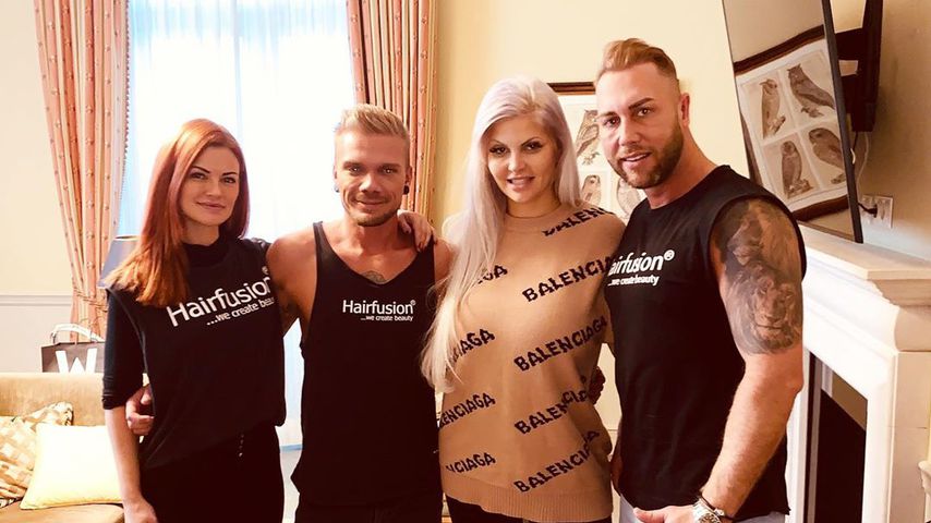 Sophia Vegas mit ihrem Styling-Team