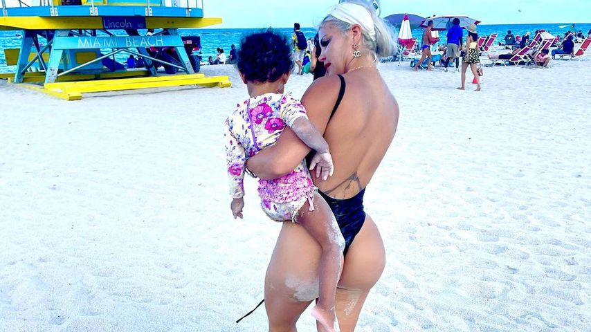 Sophia Vegas mit ihrer Tochter Amanda