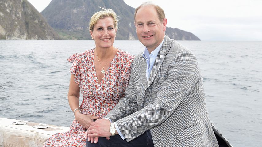 Sophie Carter und Prinz Edward im April 2022