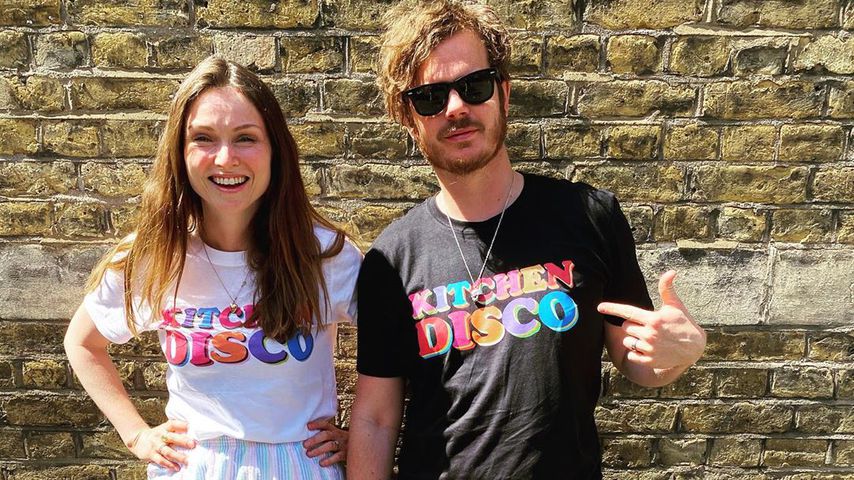 Sophie Ellis-Bextor mit ihrem Ehemann Richard Jones im Juli 2020
