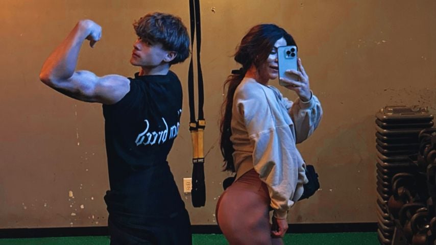 Sophie Guidolin mit Sohn Ryder, Juli 2026