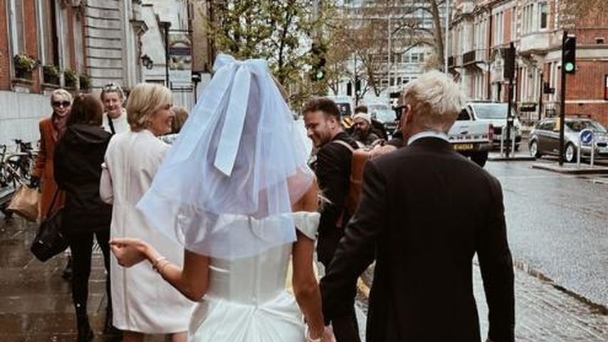 Sophie Habbo und Jamie Laing im April 2023