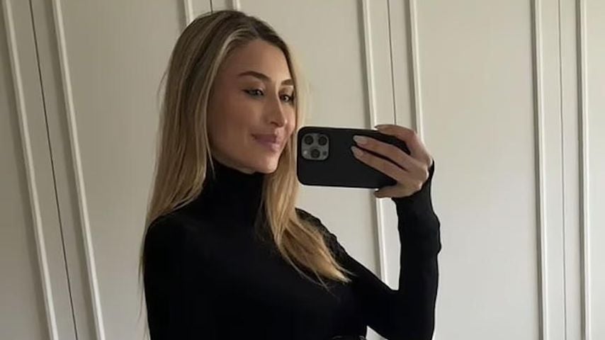 Sophie Habboo im neunten Monat