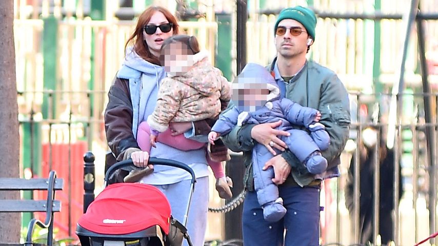 Sophie Turner und Joe Jonas mit ihren Kids